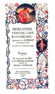 Revelations of Divine Love by of Norwich Julian