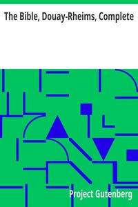 The Bible, Douay-Rheims, Complete